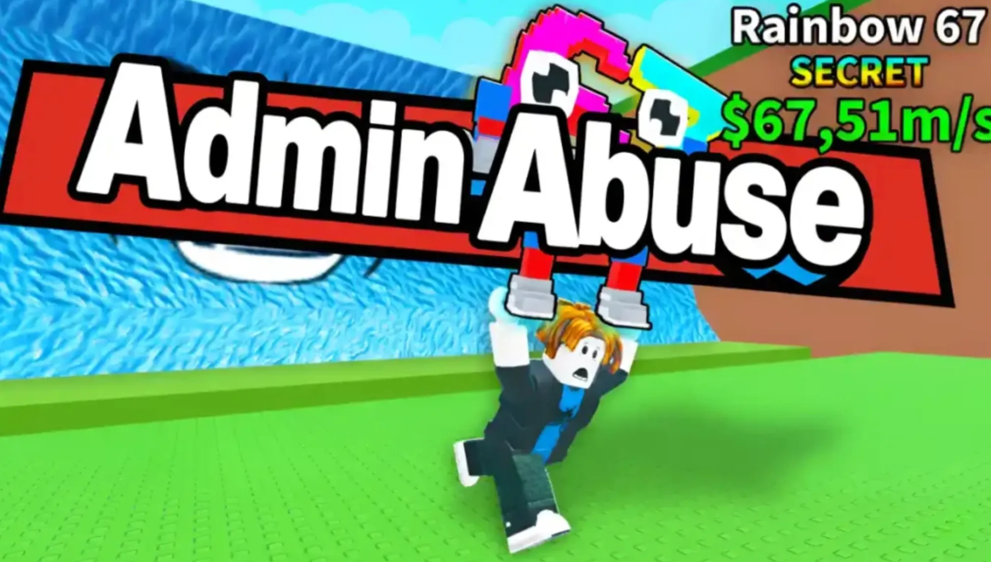 Admin Abuse in Escape Tsunami for Brainrots